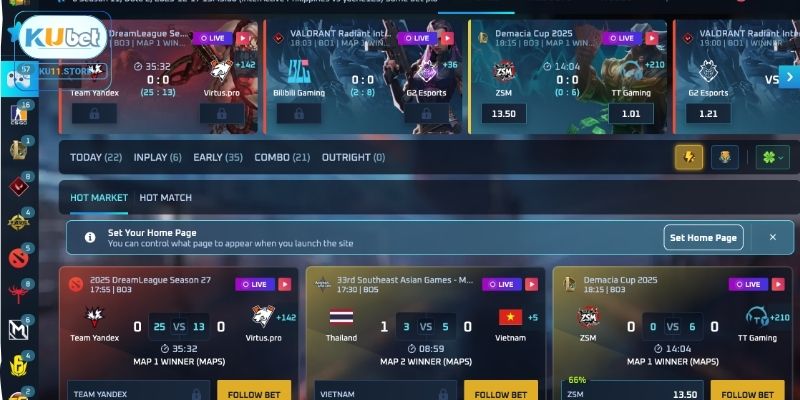 Ku Esports - Tận Hưởng Những Kèo Cược Giải Trí Thú Vị Nhất Ưu điểm tạo nên chất lượng sảnh game